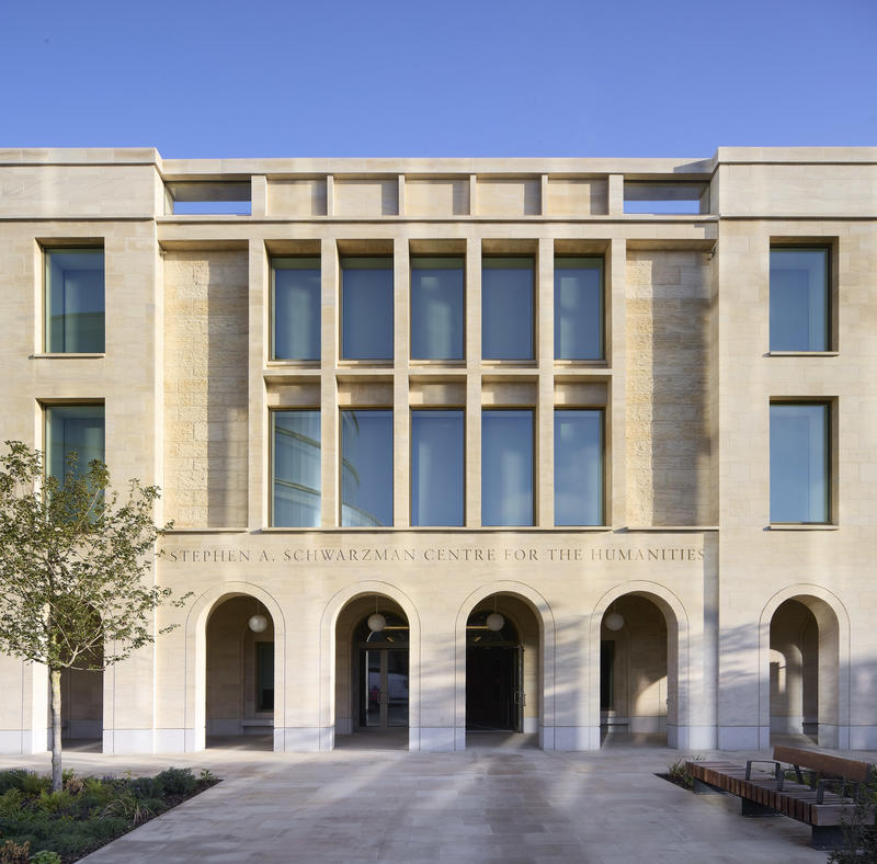 2 external view of the stephen a schwarzman centre for the humanities university of oxford photograph c hufton crow