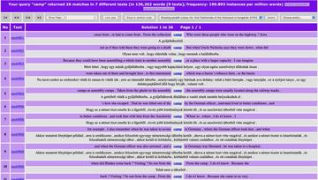Concordance from the Hungarian-English aligned corpus of testimonies. Concordance from the Hungarian-English aligned corpus of testimonies.
