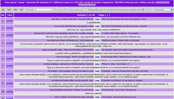 Concordance from the Hungarian-English aligned corpus of testimonies.