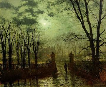 john atkinson grimshaw at the park gate