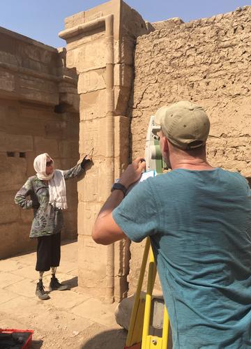 Graffiti recording at Karnak