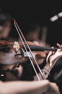 Violin playing